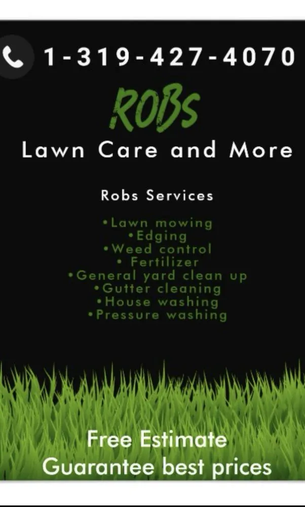 Custom landscape installation in Asbury, IA by Robs Lawn Care And More