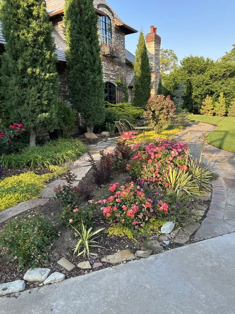 Custom landscape installation for outdoor upgrades across Enid, OK - Robs Lawn Service