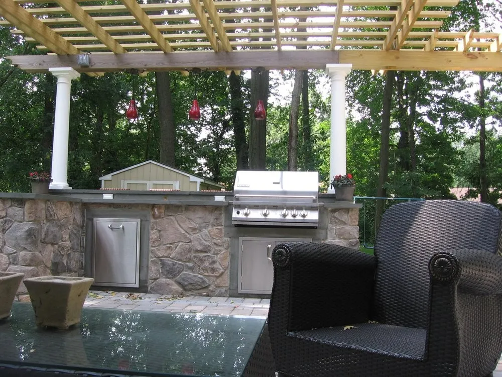 Affordable residential landscaping with custom design in Huntingdon Valley, PA by Rocco Landscapes