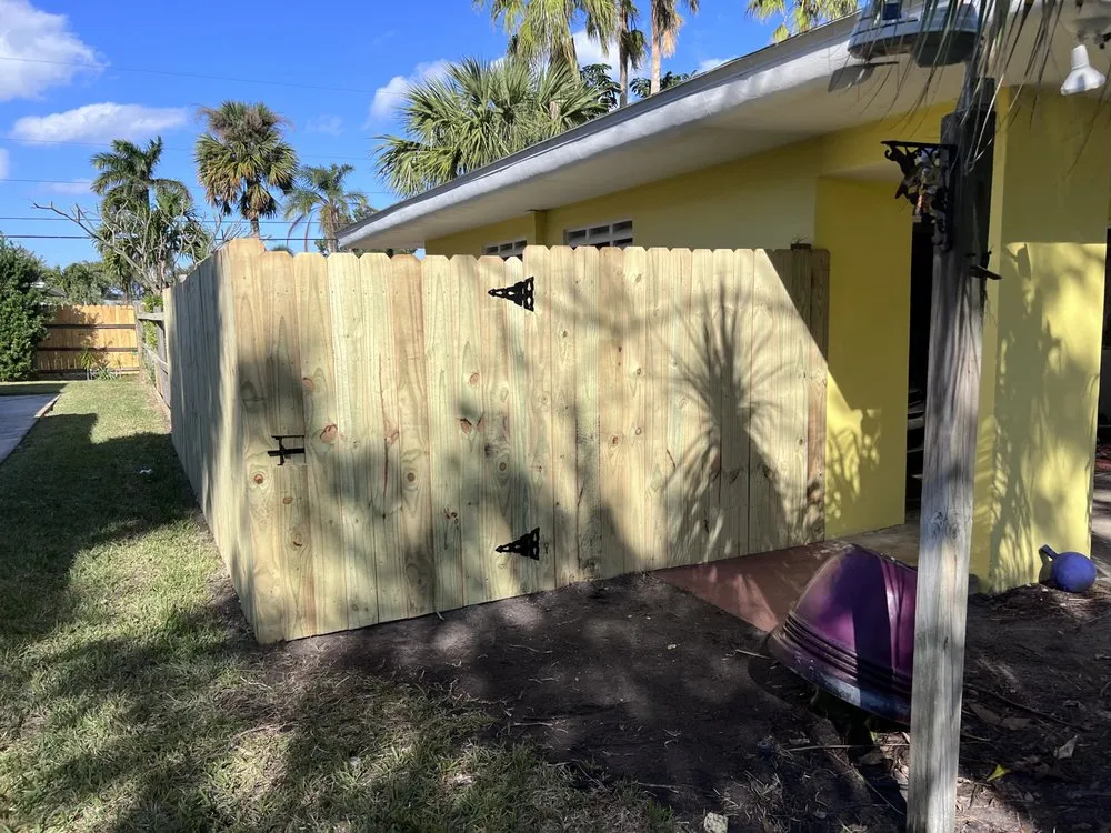 Custom outdoor landscaping with custom design in Melbourne, FL by Rocco’s Handyman