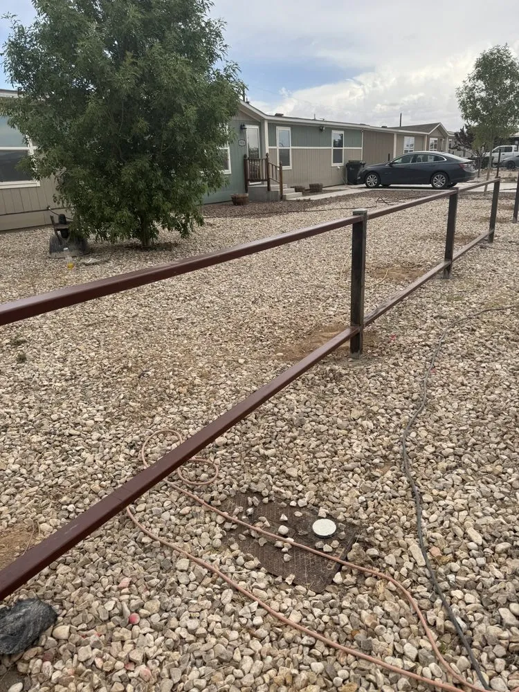 Custom landscape installation in Carlsbad, NM - Rocha's Landscaping