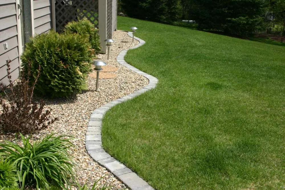 Custom garden landscaping in Oronoco, MN by Rochester Landscaping Service