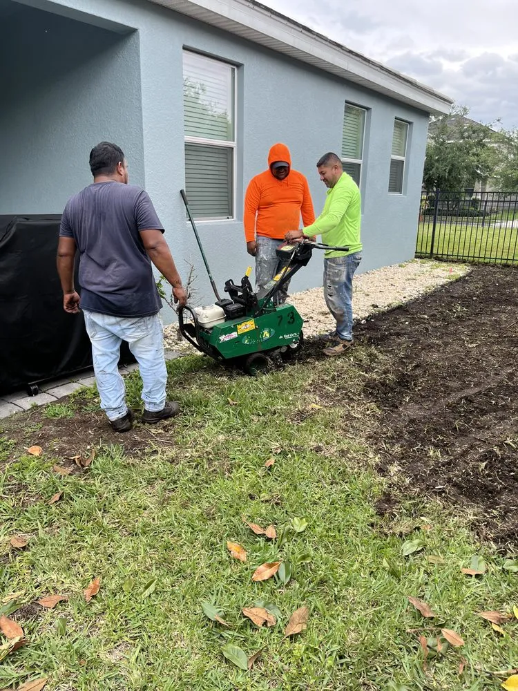 Custom garden landscaping in St. Cloud, FL - Rock & Root Custom Landscaping
