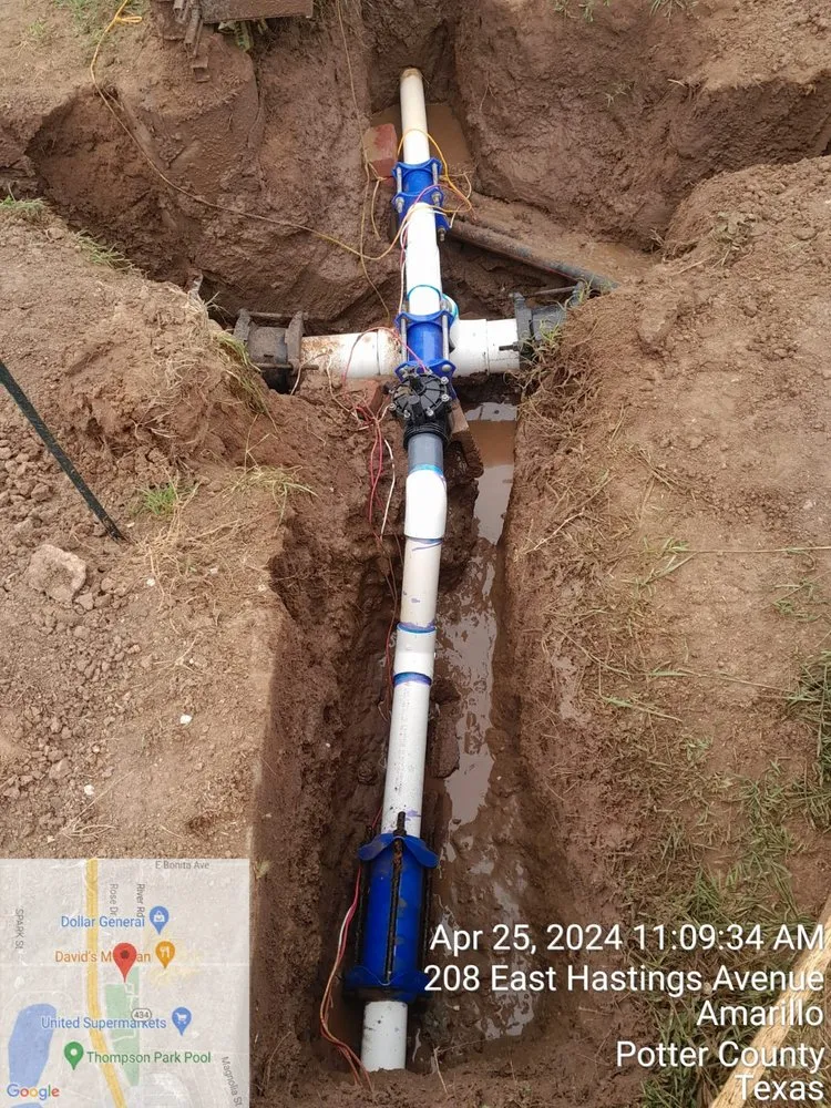 Expert yard cleanup service for residential properties in Amarillo, TX by Rock & Sons Irrigation