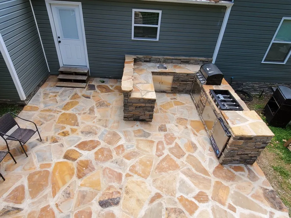 Expert lawn care service experts serving Lincolnton, NC - Rock & Timber Backyard Creations