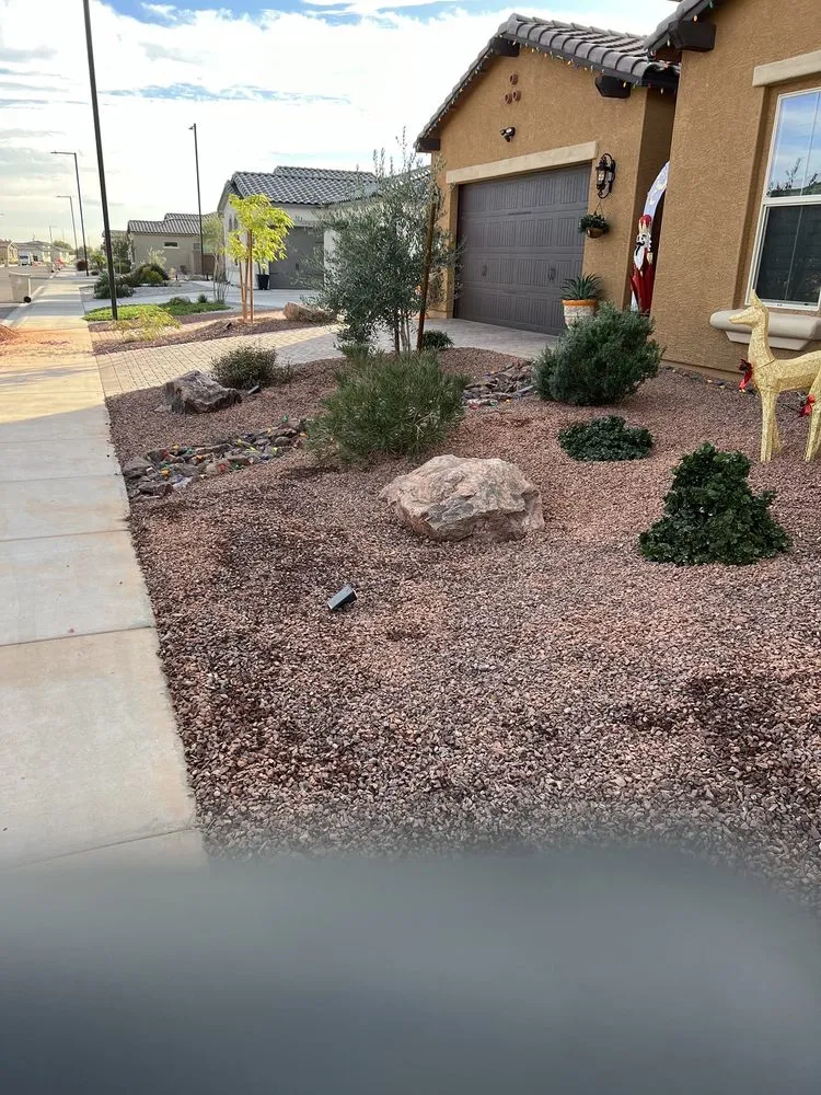 Affordable outdoor landscaping in Peoria, AZ by Rock 4 Less