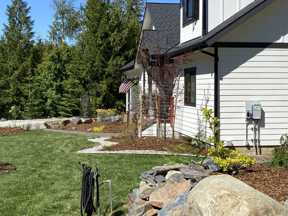 Professional yard cleanup service in Cocolalla, ID - Rock and Petal Landscape Design & Build