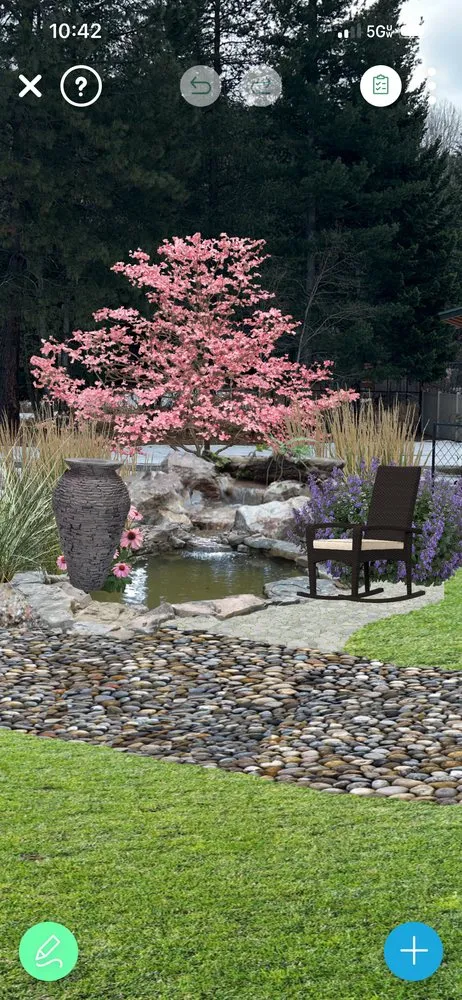 Affordable lawn mowing service for outdoor upgrades in Cocolalla, ID by Rock and Petal Landscape Design & Build