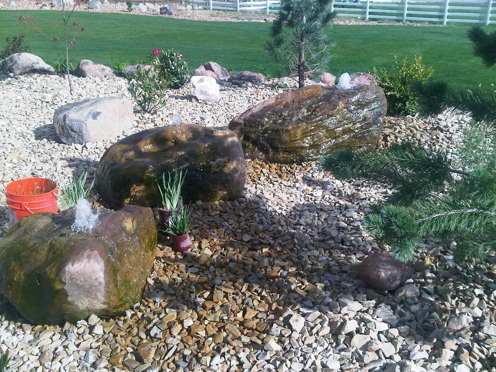 Custom landscape design in Herriman, UT by Rock and Walls of Utah