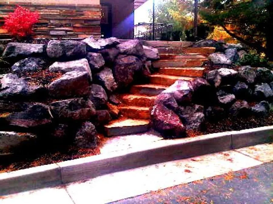 Reliable lawn mowing service for homes in Herriman, UT by Rock and Walls of Utah