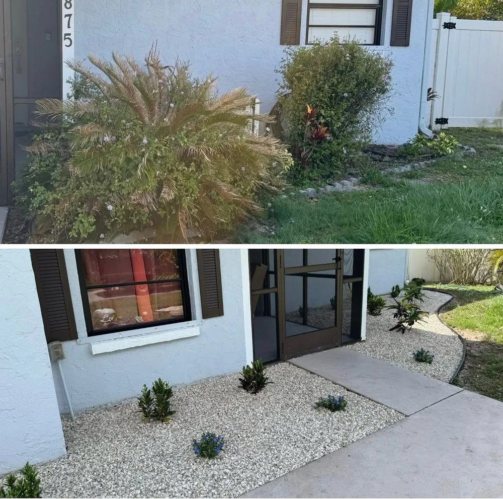 Expert lawn care service in North port, FL by Rock Bottom Landscape