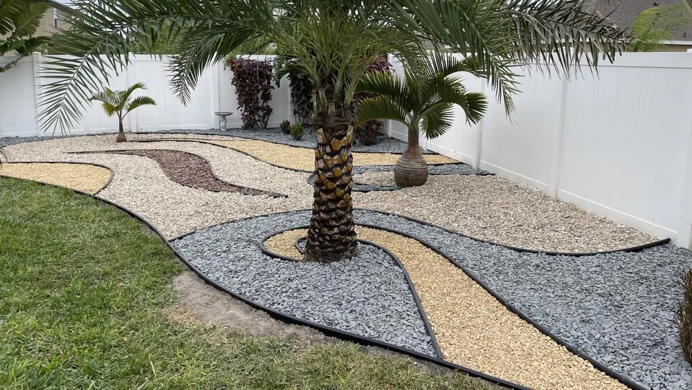 Professional garden landscaping in North port, FL - Rock Bottom Landscape