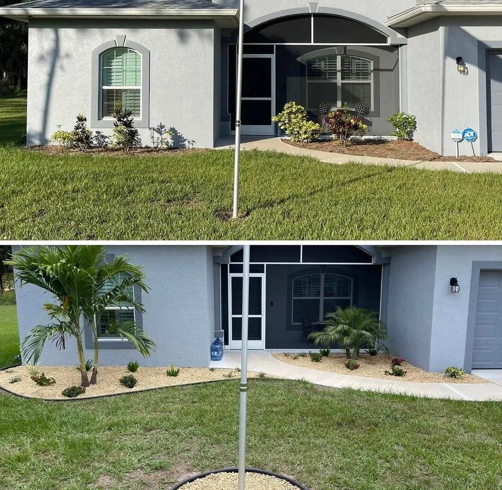 Professional outdoor landscaping experts serving North port, FL - Rock Bottom Landscape