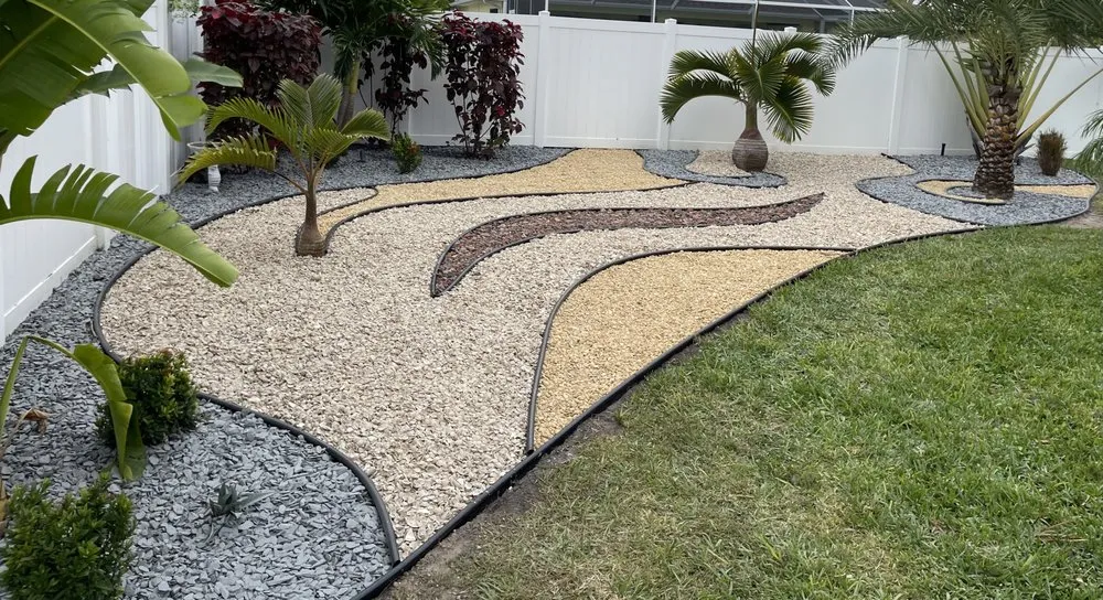 Custom landscaping services for homes across North port, FL - Rock Bottom Landscape