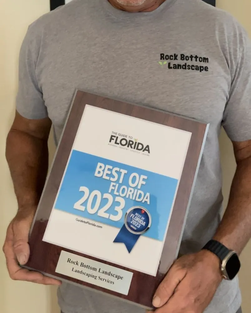 Expert yard maintenance for year-round maintenance in North port, FL by Rock Bottom Landscape