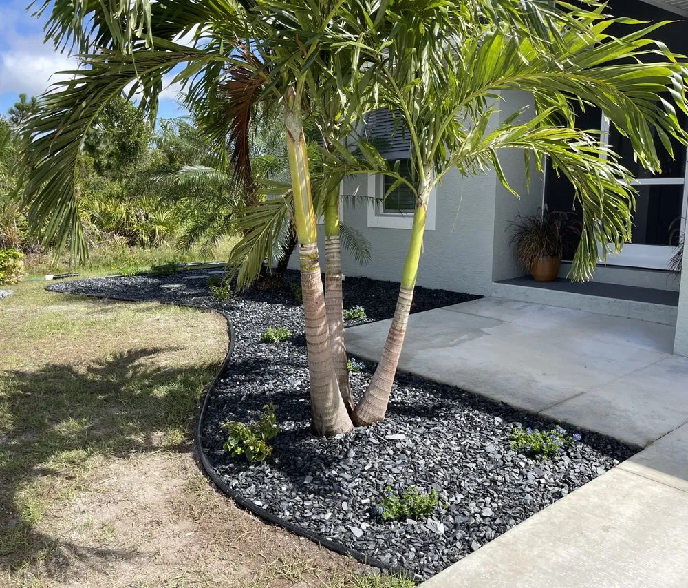 Professional outdoor landscaping near you in North port, FL by Rock Bottom Landscape