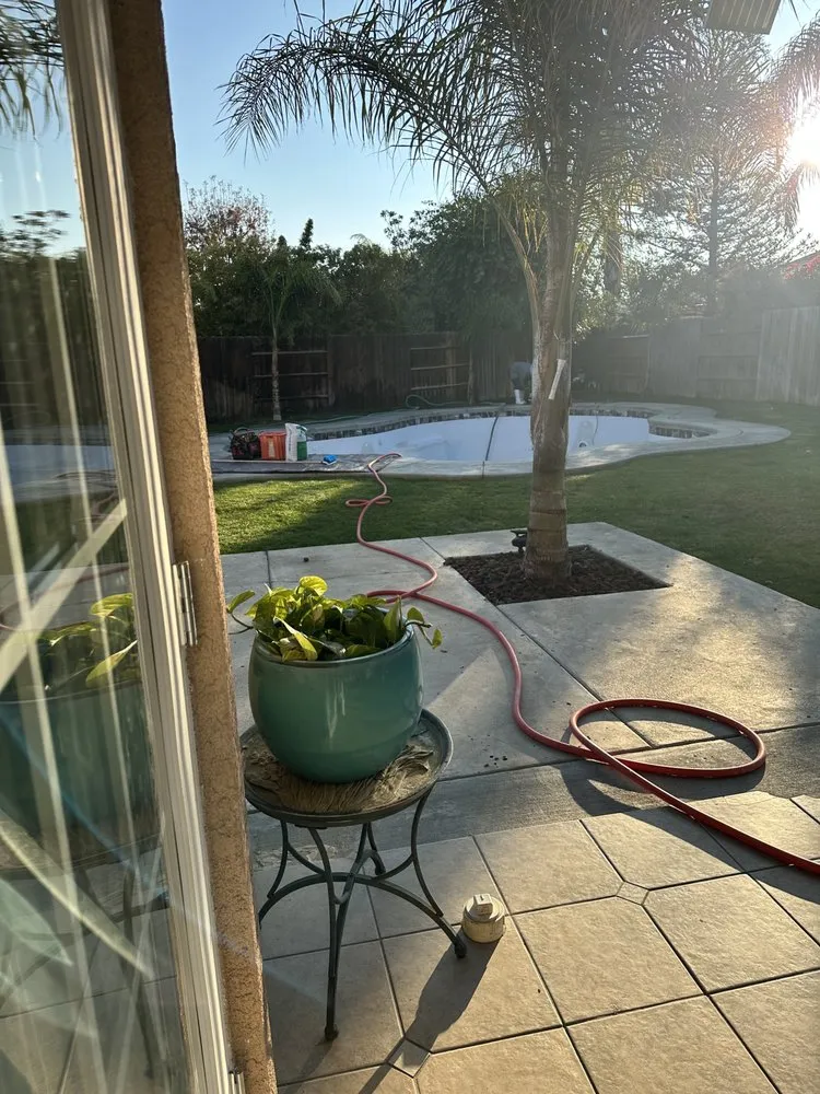 Professional yard cleanup service in Bakersfield, CA by Rock Bottom Pools & Landscape