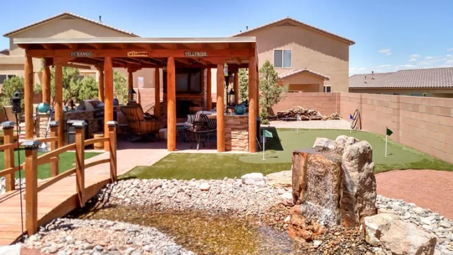 Custom garden landscaping experts serving Bernalillo, NM - Rock Creations Construction