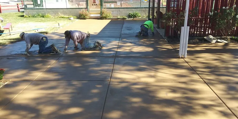 Affordable landscaping services with custom design in Bernalillo, NM by Rock Creations Construction