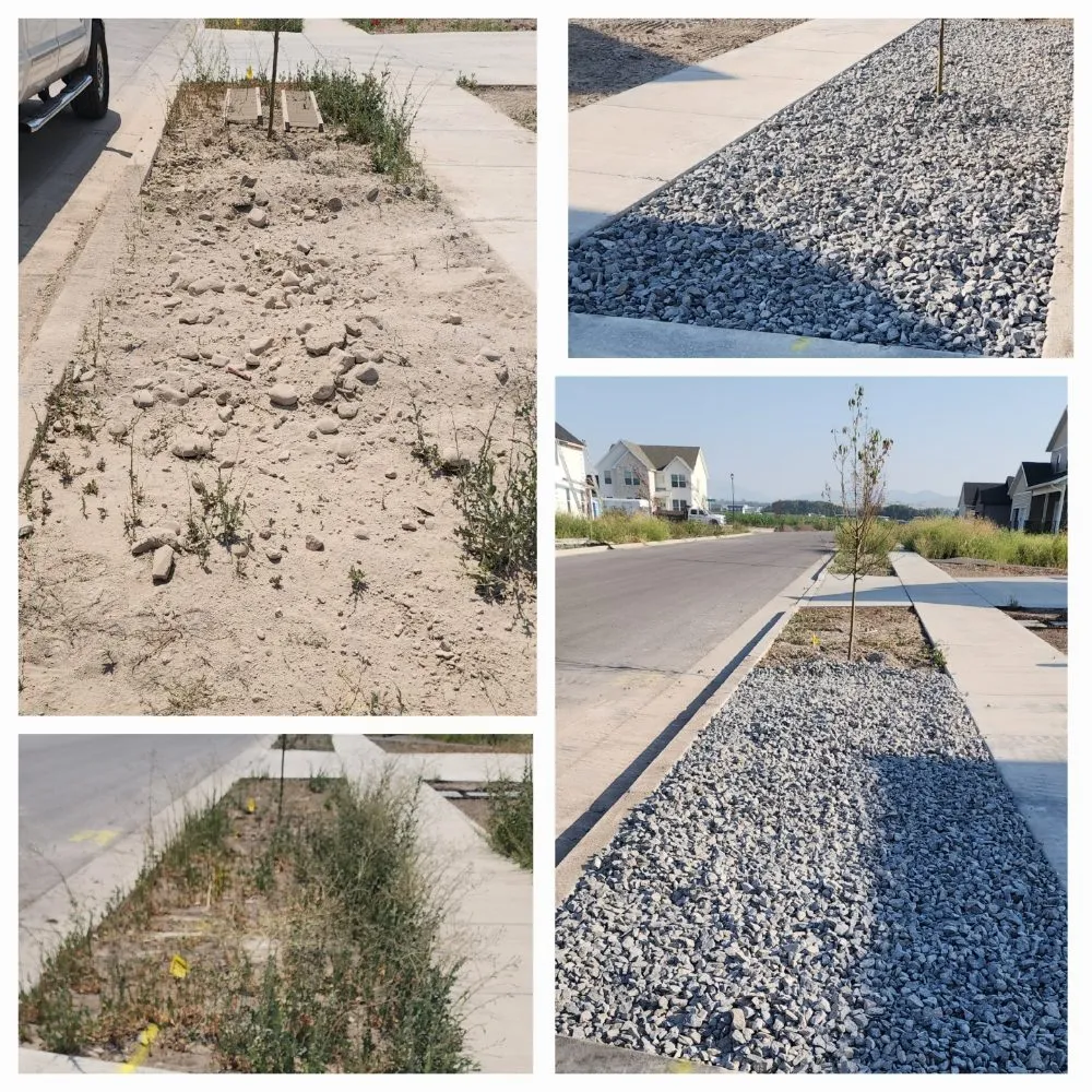 Professional outdoor landscaping for homes in Hyrum, UT by Rock Creek Landscapes & Dirtworx