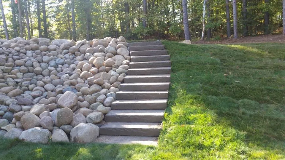 Top-rated garden landscaping for year-round maintenance in Antigo, WI by Rock Hard Concrete