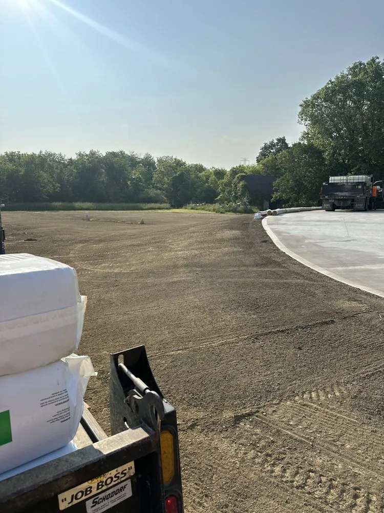 Custom landscape installation in Westerville, OH - Rock It Man