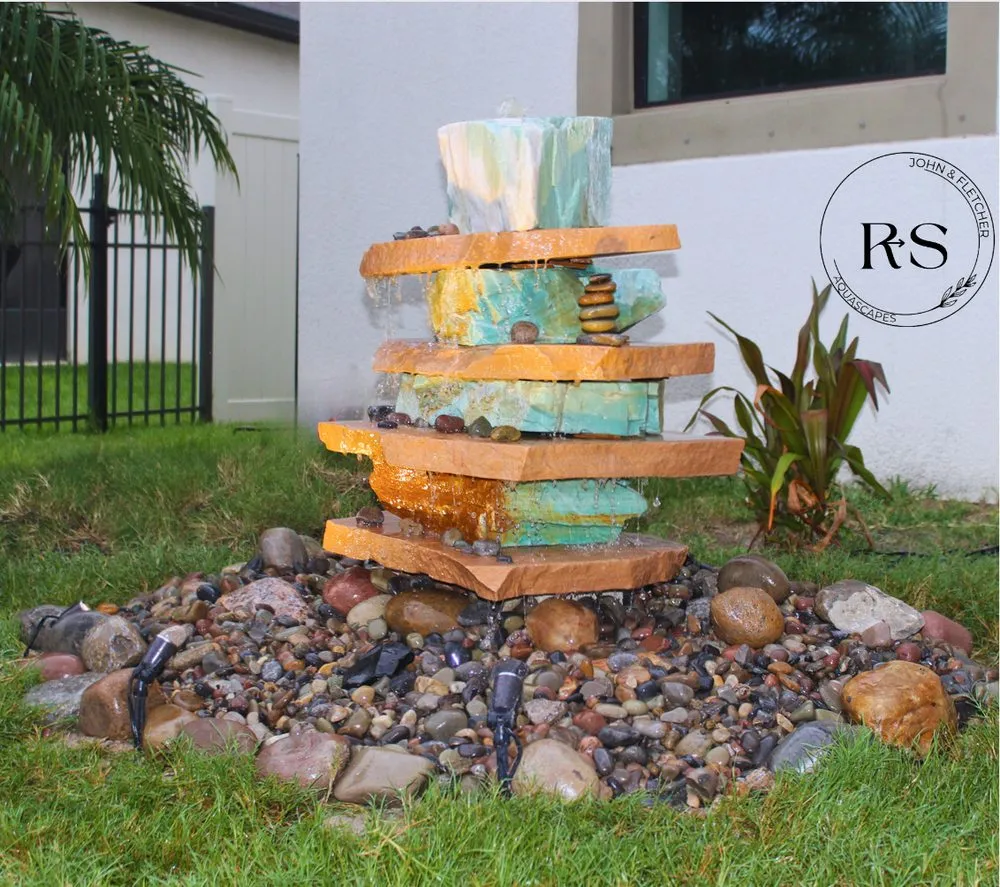Custom landscape design for homes in Spring Hill, FL by ROCK-IT SCIENCE SOLUTIONS