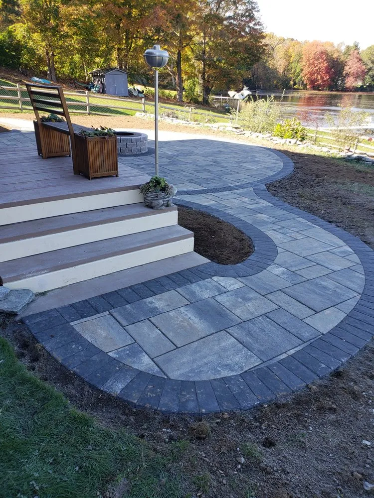 Custom residential landscaping in East Hampton, CT - Rock Landscaping & Construction