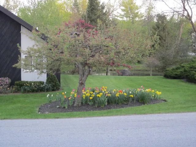 Top-rated garden landscaping with custom design in Rutland, VT by Rock Landscaping