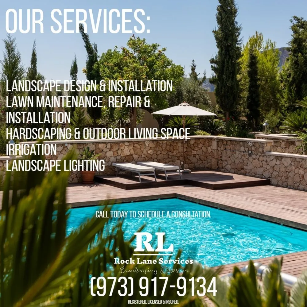 Custom yard cleanup service for beautiful yards in Boonton, NJ by Rock Lane Services