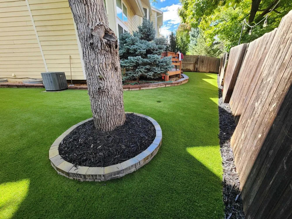 Professional yard cleanup service in Denver, CO by Rock N Block -Turf N Hardscapes