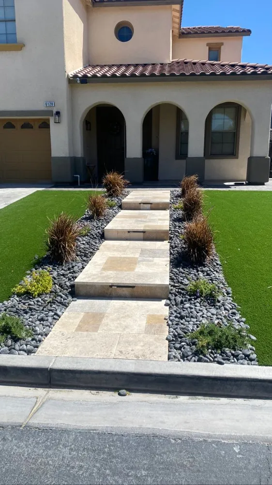 Expert outdoor landscaping experts serving Las Vegas, NV - Rock N Block- Turf N Hardscapes