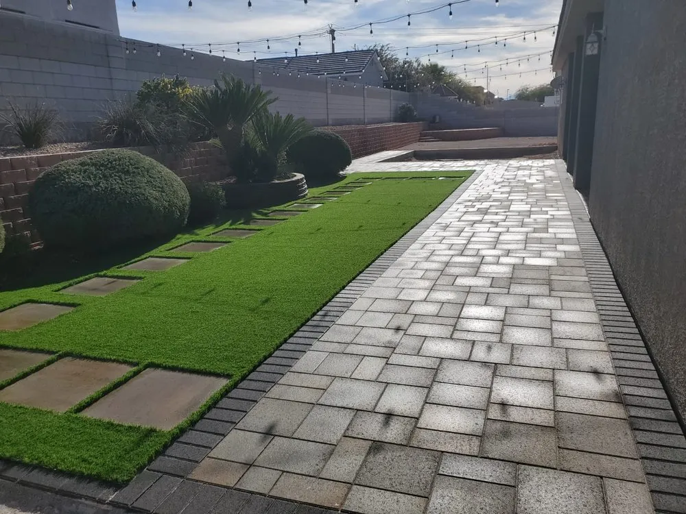 Affordable garden landscaping in Las Vegas, NV by Rock N Block- Turf N Hardscapes