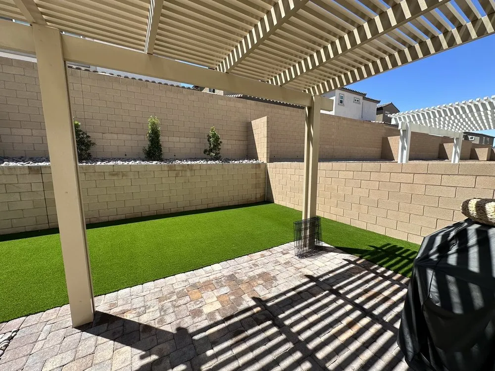 Reliable yard cleanup service for residential properties across Las Vegas, NV - Rock N Block- Turf N Hardscapes