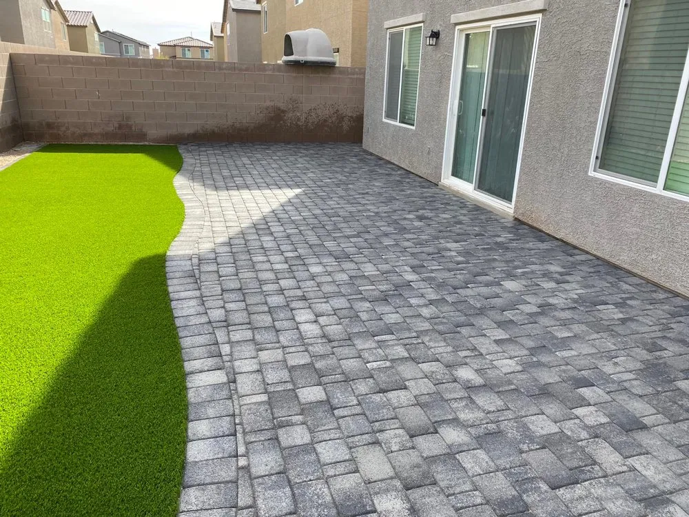 Expert yard cleanup service near you in Las Vegas, NV by Rock N Block- Turf N Hardscapes