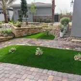 Custom landscape installation for residential properties across Orange, CA - Rock N Block -Turf N Hardscapes
