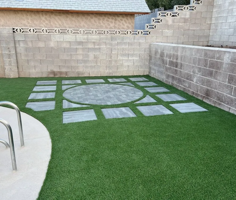 Expert lawn mowing service for homes across Phoenix, AZ - Rock N Block- Turf N Hardscapes