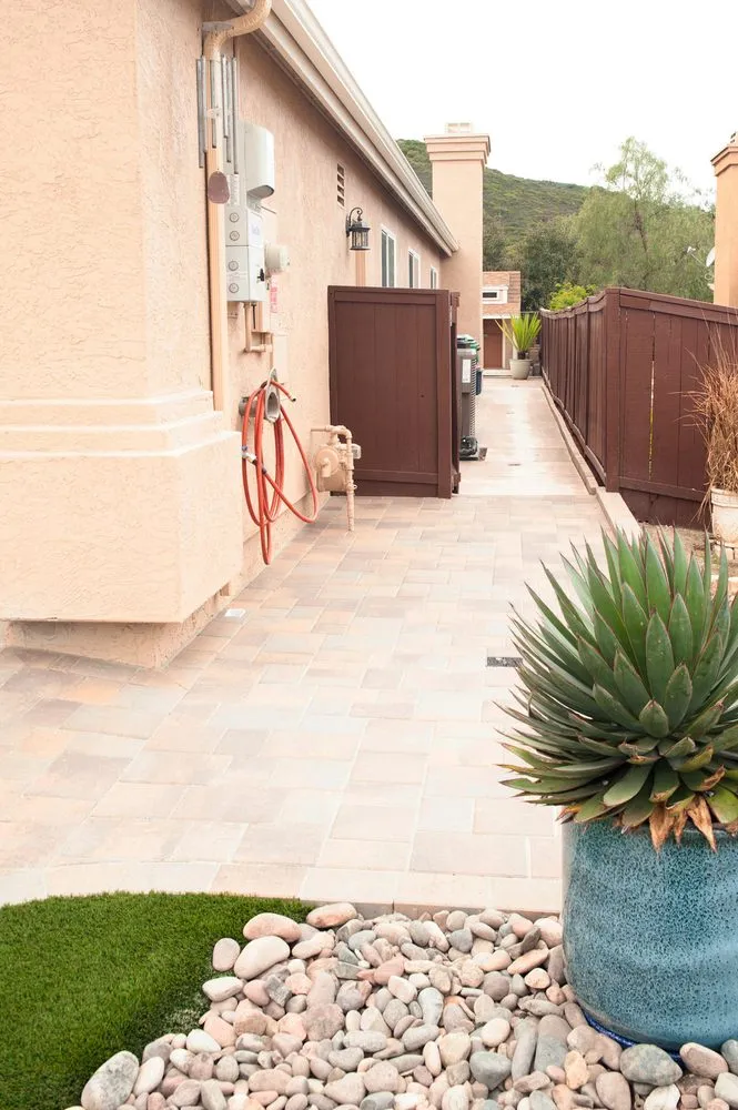 Affordable lawn mowing service for residential properties across San Diego, CA - Rock N Block- Turf N Hardscapes