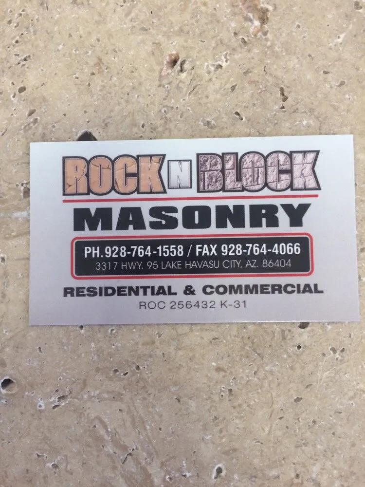 Trusted lawn care service in Lake Havasu City, AZ by Rock N Block Masonry