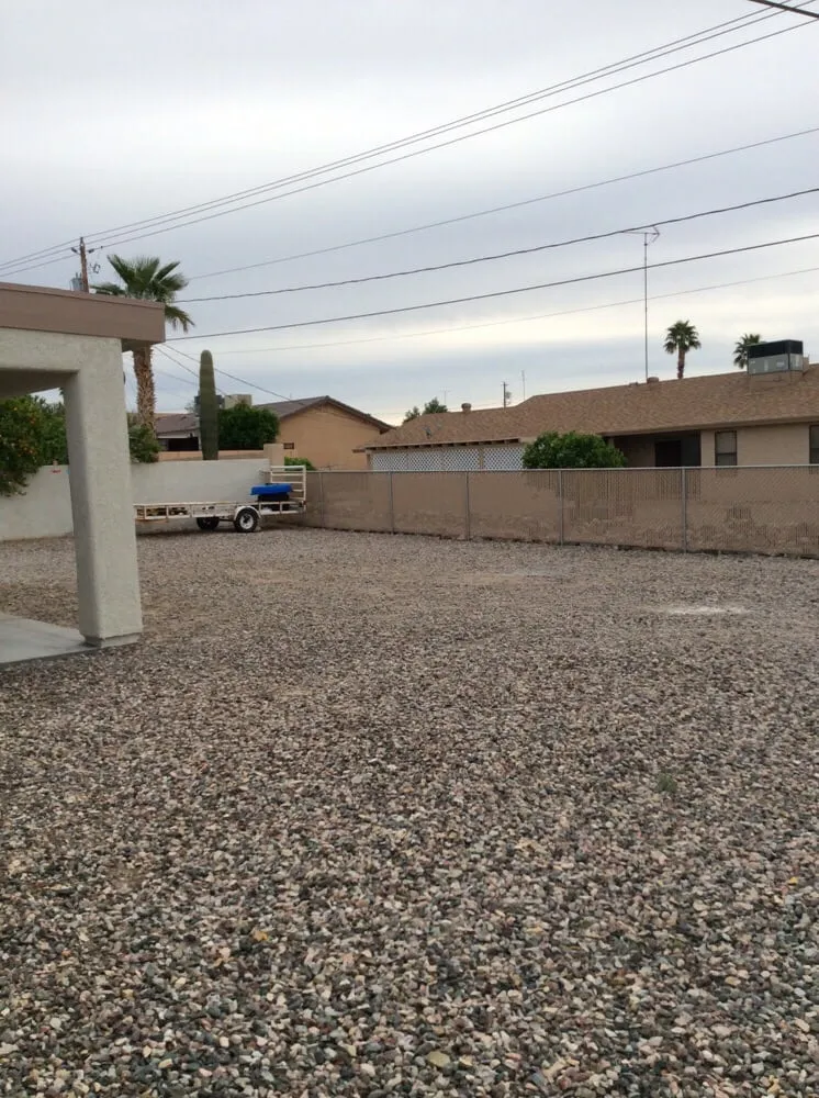 Professional lawn care service for outdoor upgrades in Lake Havasu City, AZ by Rock N Block Masonry