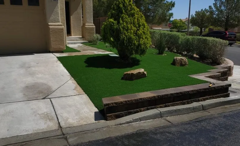 Custom yard maintenance in St. George, UT by Rock N Block Turf N Hardscapes