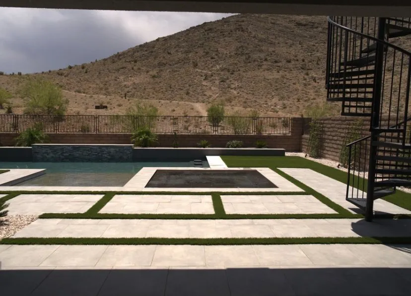 Professional residential landscaping with custom design in St. George, UT by Rock N Block Turf N Hardscapes