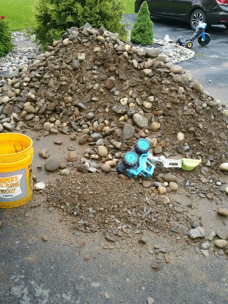 Affordable landscape design in Newburgh, NY by Rock N Mulch Tree Farm