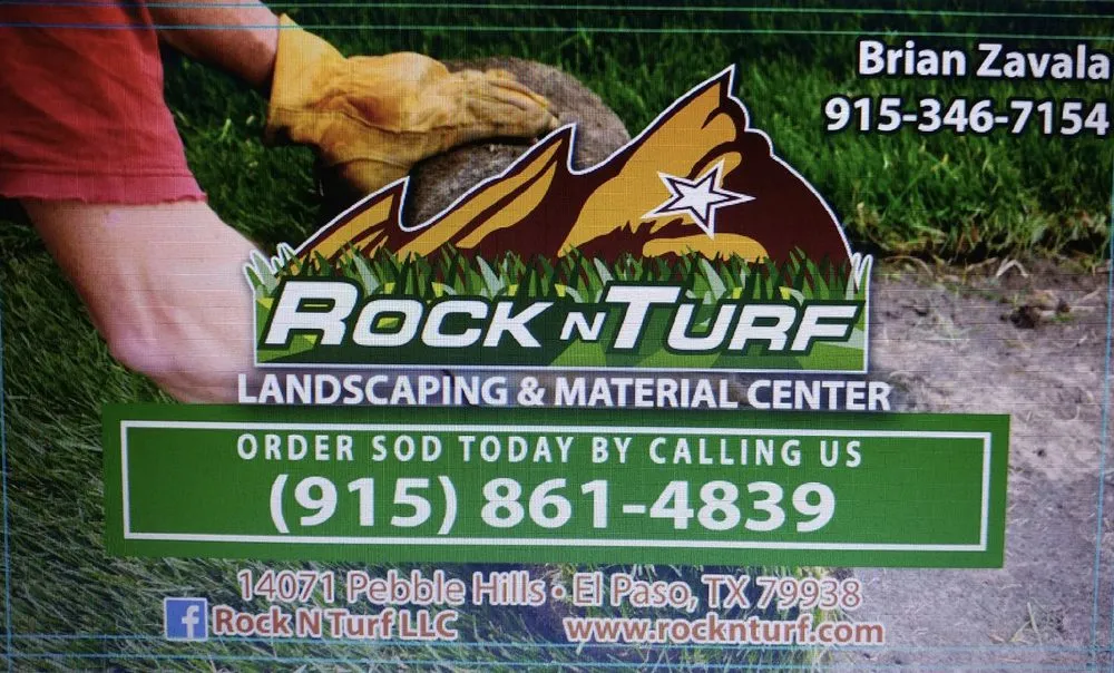 Professional yard maintenance in El Paso, TX - Rock N Turf