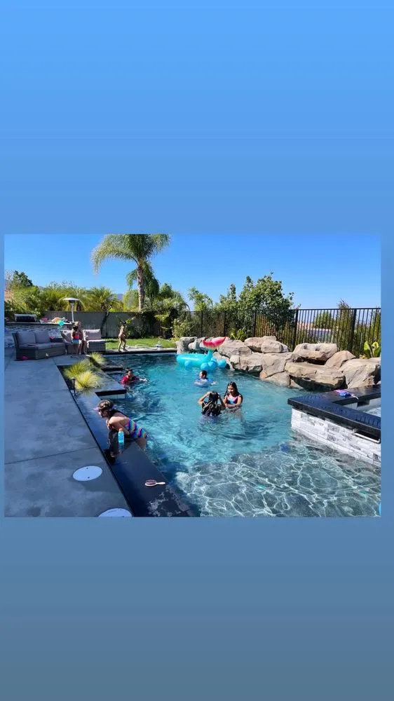 Professional landscape installation with custom design in Corona, CA by Rock of Ages Landscapes and Pools