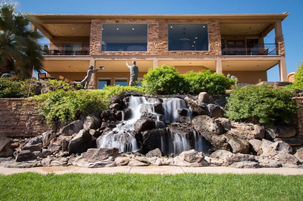 Expert outdoor landscaping in St George, UT - Rock On Walls and Falls