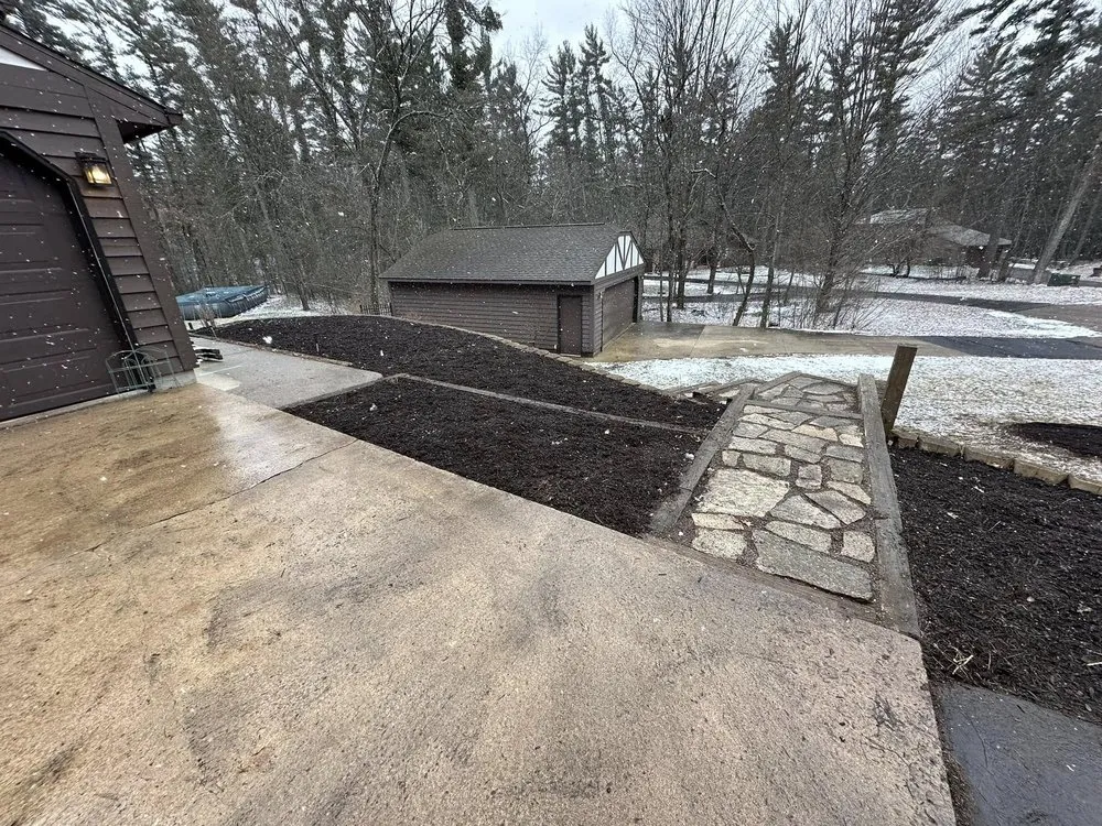Custom yard cleanup service for outdoor upgrades in Wisconsin Rapids, WI by Rock On