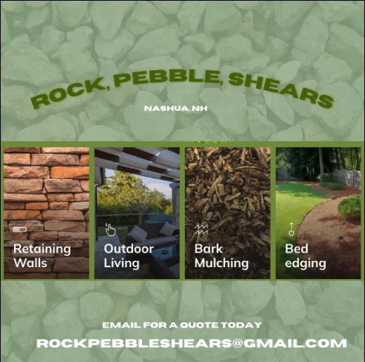 Expert yard cleanup service in Nashua, NH - Rock-Pebble-Shears