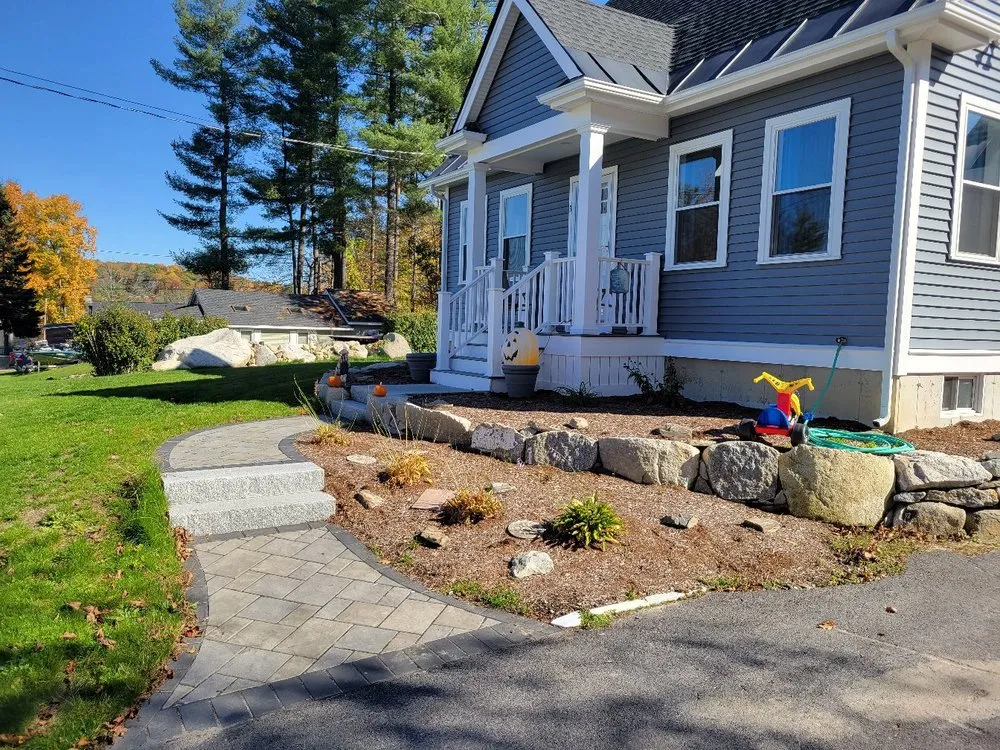 Expert outdoor landscaping for outdoor upgrades across Nashua, NH - Rock-Pebble-Shears