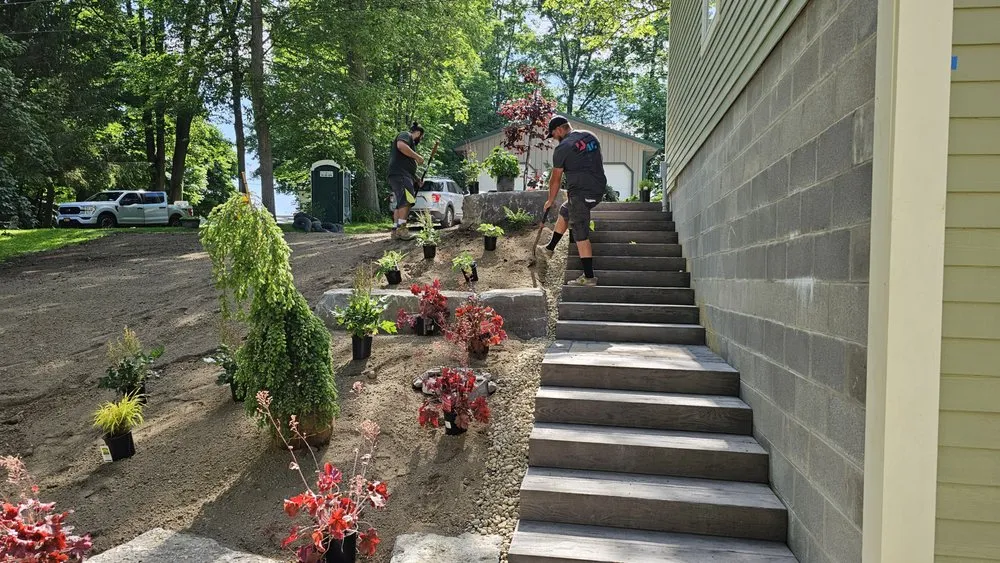 Top-rated outdoor landscaping near you in Mount Morris, NY by Rock Ridge Designs